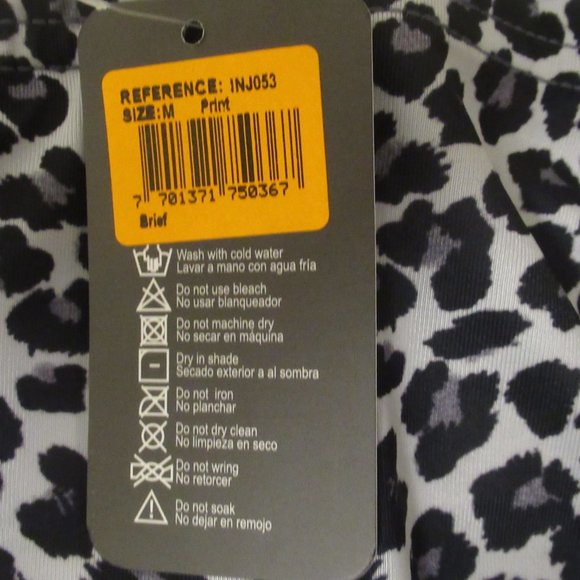 NWT Intymen Men's Leopard Print Briefs Size M - Picture 6 of 7